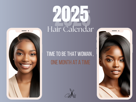 2025 Hair Calander - Cjadesshop