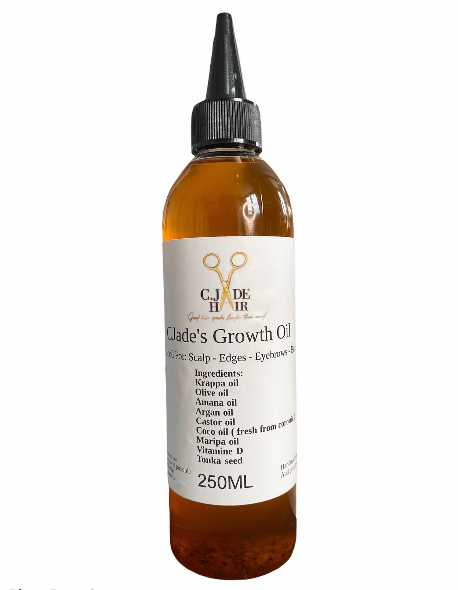 CJADE'S GROWTH OIL HAIR AND BEARD LARGE - Cjadesshop